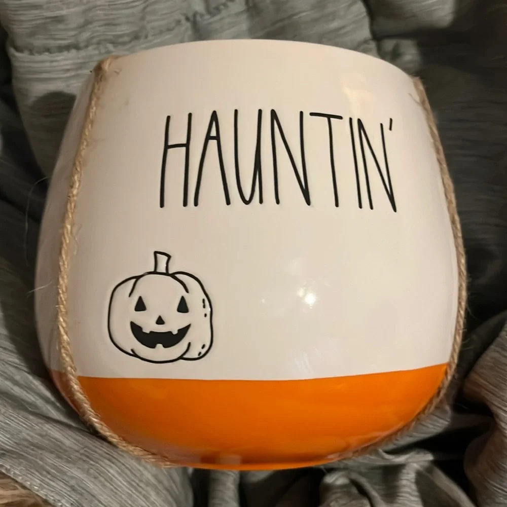 Planter Rae Dunn Hauntin’ Jack o lantern